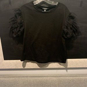 Anthropologie Tulle Shirt